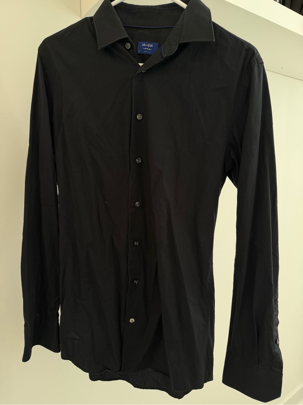 Van Gils Black Men's Dress Shirt - Classic Button-Up